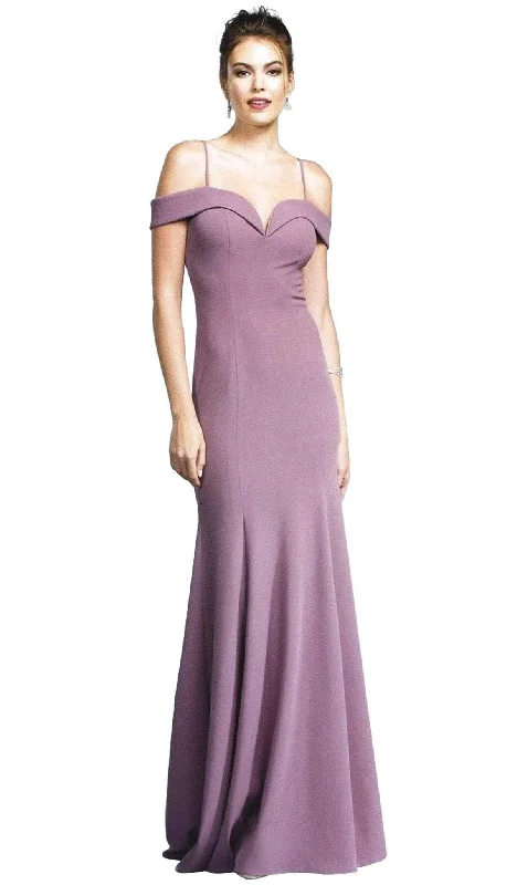 Aspeed Design - Off Shoulder With Spaghetti Straps Evening Dress Casual party dresses Aspeed Design - Off Shoulder With Spaghetti Straps Evening Dress Casual party dresses
