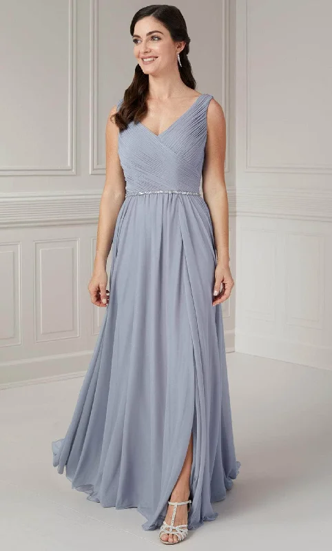 Christina Wu Elegance 17129 - Pleated V-Neck Evening Gown Summer party dresses