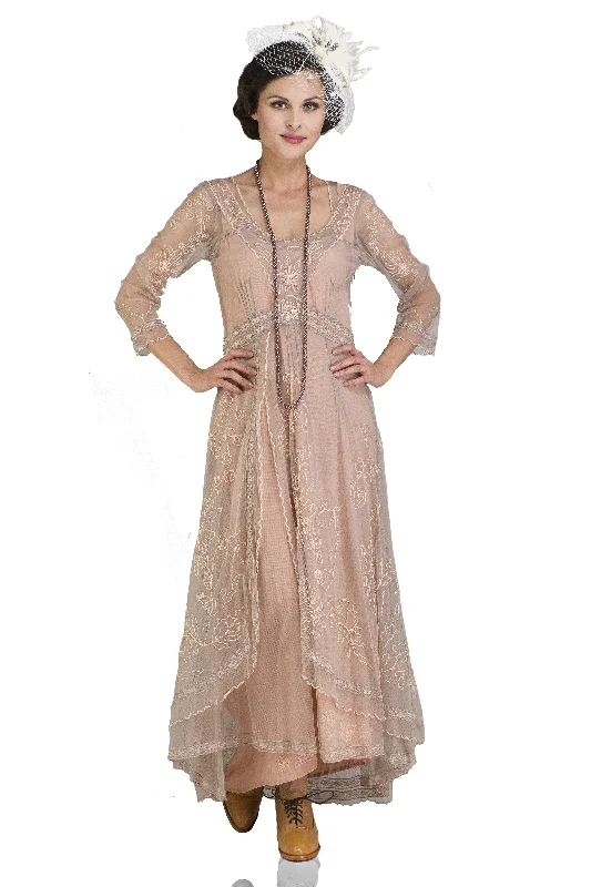 Downton Abbey Tea Party Gown in Quartz by Nataya Lace party dresses