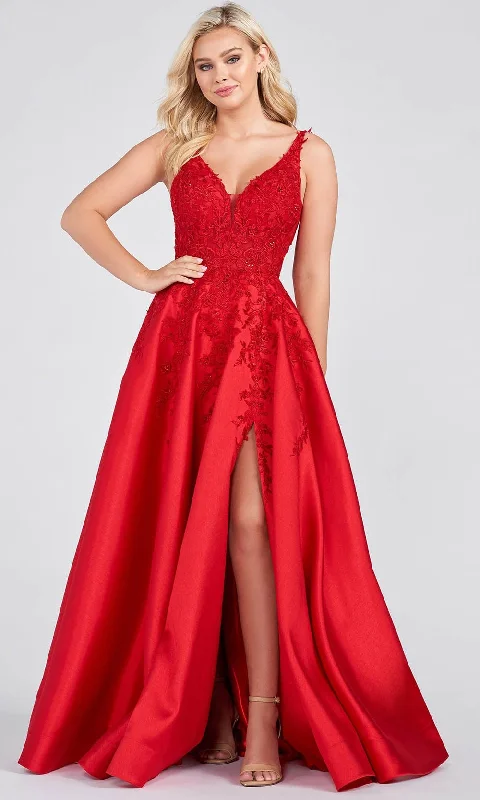 Ellie Wilde EW122074 - Sleeveless Ornate Prom Gown Wedding guest party dresses