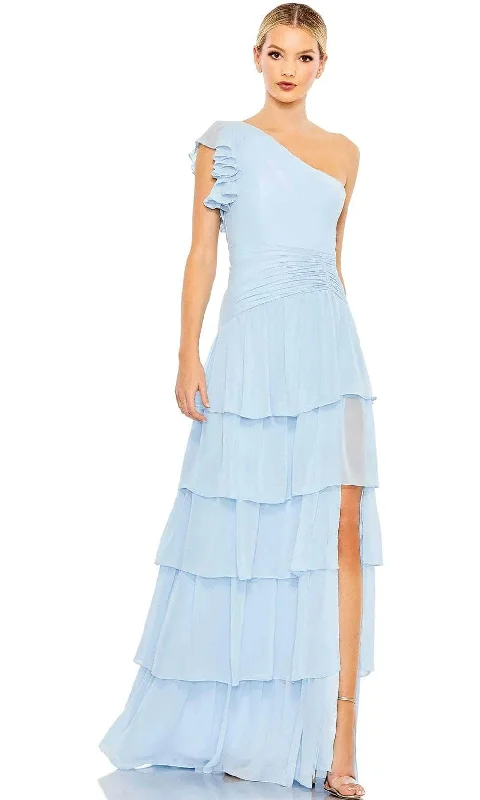 Ieena Duggal 55849 - Asymmetric Tiered Evening Dress Best value party dresses