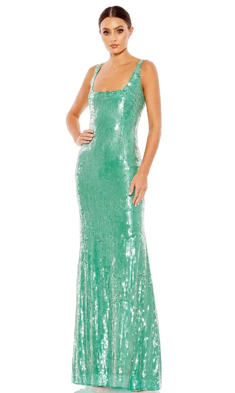 Mac Duggal 93725 - Sequined Square Neck Evening Gown Cheap party dresses