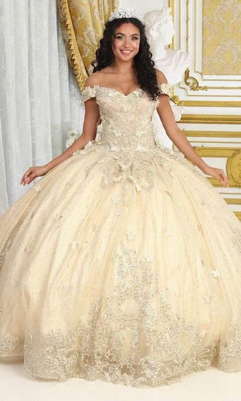 May Queen LK232 - Butterfly Ornate Ballgown Expensive party dresses
