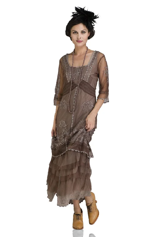 Titanic Tea Party Dress in Ash-Chocolate by Nataya Forever 21 party dresses