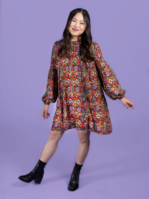 Tilly and The Buttons Marnie Blouse and Mini Dress Pattern Stretch Mini Skirt