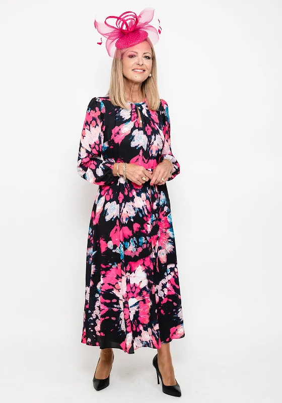 Ella Boo Printed Maxi Dress, Pink Multi Comfortable Maxi Skirt