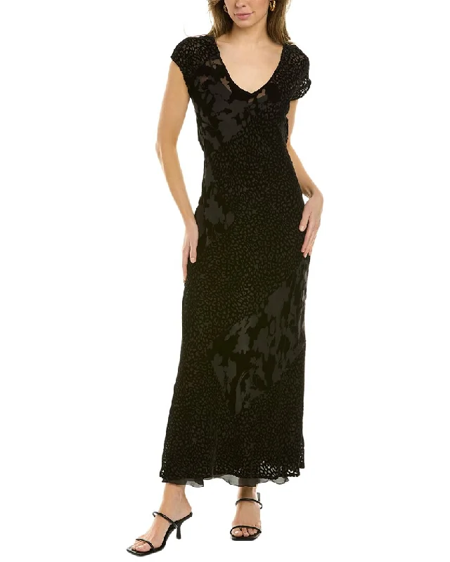 Johnny Was Ellie Silk-Blend Maxi Dress Wrap Maxi Skirt