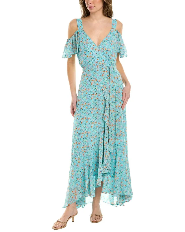 MAISON TARA Cold-Shoulder Maxi Dress Formal Maxi Outfit