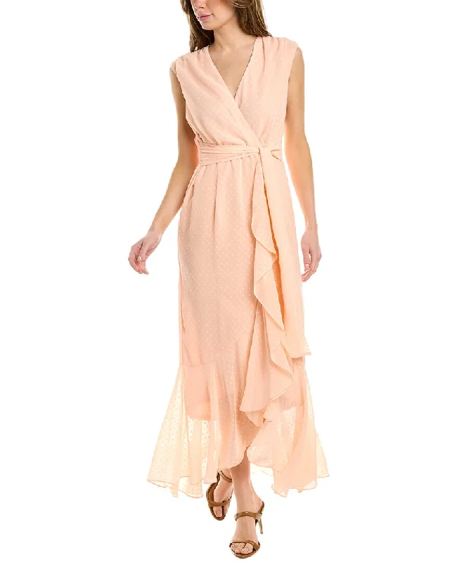 MAISON TARA Dot Maxi Dress Maxi Skirt Look