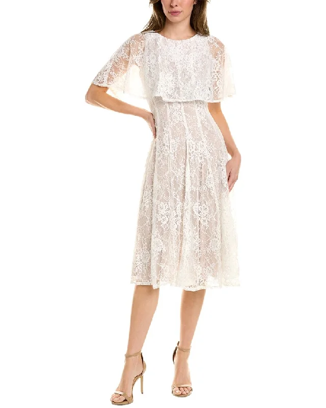 Maison Tara Lace A-Line Dress Lace Dress Twirl