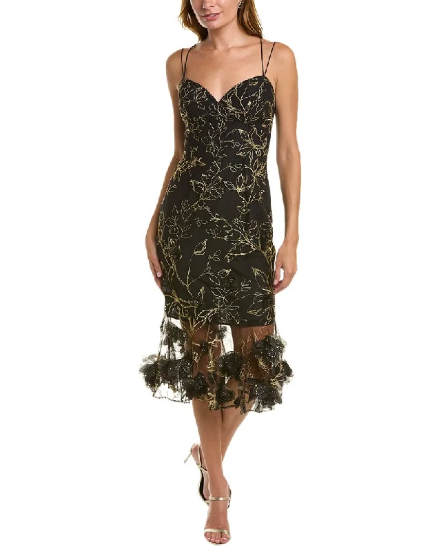 Marchesa Notte Sleeveless Lace Dress Lace Dress Perfect