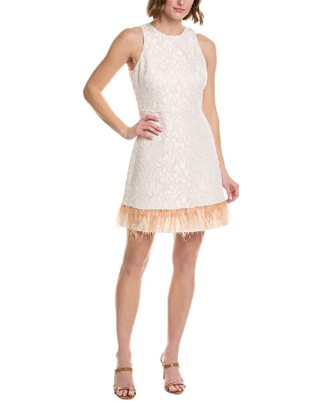 Taylor Lace Shift Dress Satin Lace Dress