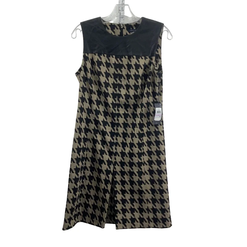 Tommy Hilfiger Women's Houndstooth Midi Sheath Dress Black/Beige Size 6 NWT Long Midi Skirt Tommy Hilfiger Women's Houndstooth Midi Sheath Dress Black/Beige Size 6 NWT Long Midi Skirt