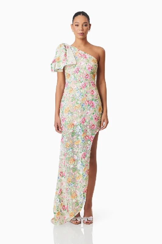 Elliatt Starla Gown sequin lace Sequin Shift Dress