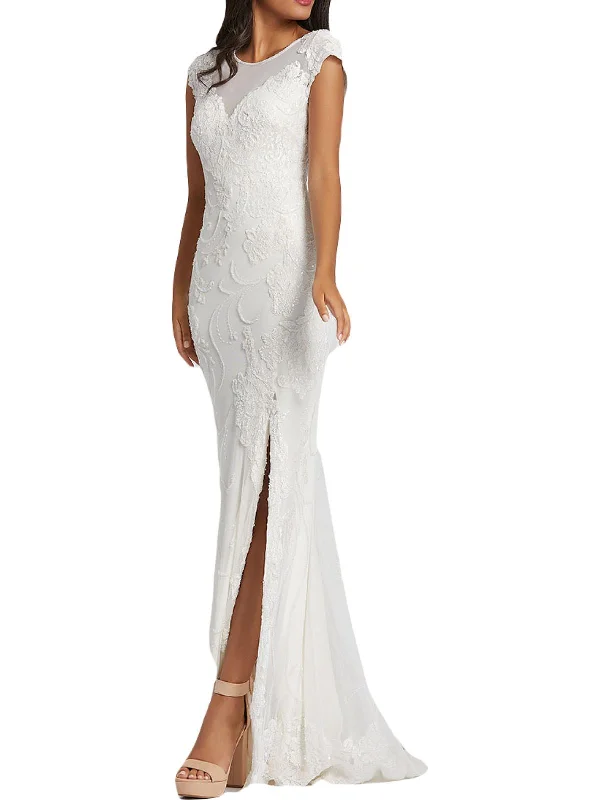 Womens Sequined Full-Length Evening Dress Sequin Dress Dressy